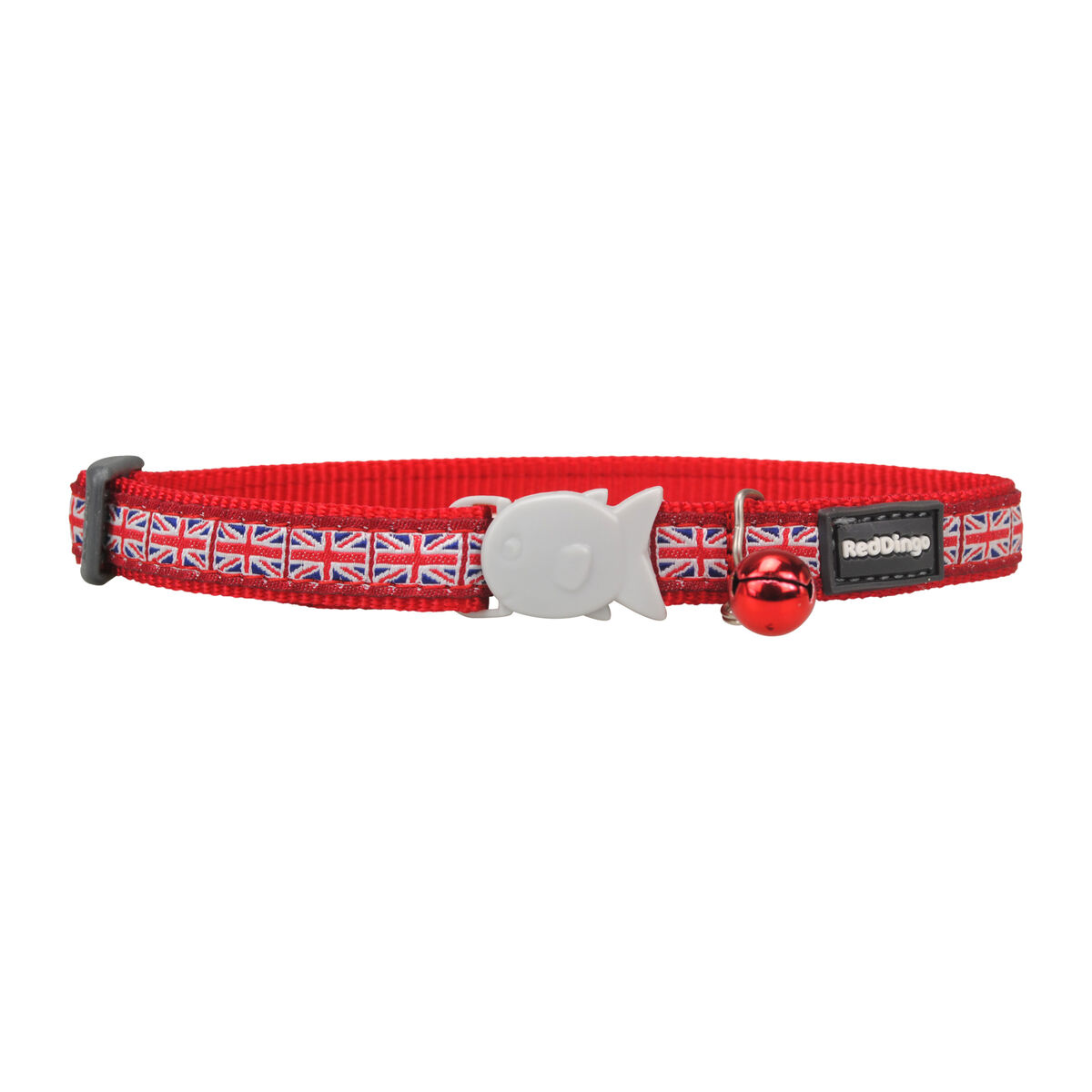 Kat krave Red Dingo Union Jack 20-32 cm Rød